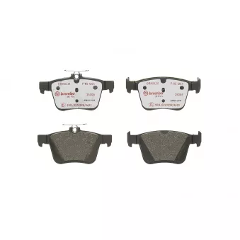Jeu de 4 plaquettes de frein arrière BREMBO P 85 125X
