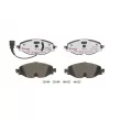 Jeu de 4 plaquettes de frein avant BREMBO P 85 126X - Visuel 1