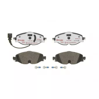 Jeu de 4 plaquettes de frein avant BREMBO P 85 126X