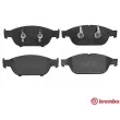 Jeu de 4 plaquettes de frein avant BREMBO P 85 127 - Visuel 1