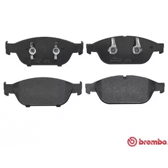 Jeu de 4 plaquettes de frein avant BREMBO P 85 127
