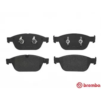 Jeu de 4 plaquettes de frein avant BREMBO