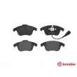 Jeu de 4 plaquettes de frein avant BREMBO P 85 130 - Visuel 1