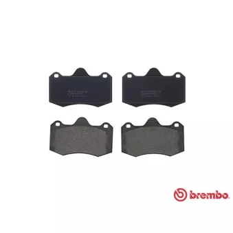 Jeu de 4 plaquettes de frein avant BREMBO P 85 134