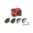 Jeu de 4 plaquettes de frein arrière BREMBO P 85 135X - Visuel 1