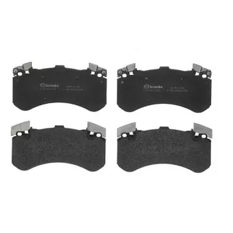 Jeu de 4 plaquettes de frein avant BREMBO P 85 136