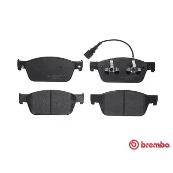 Jeu de 4 plaquettes de frein avant BREMBO P 85 141