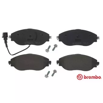 Jeu de 4 plaquettes de frein avant BREMBO P 85 144