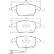 Jeu de 4 plaquettes de frein avant BREMBO P 85 146 - Visuel 2