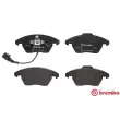 Jeu de 4 plaquettes de frein avant BREMBO P 85 146 - Visuel 1