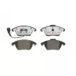 Jeu de 4 plaquettes de frein avant BREMBO P 85 146X - Visuel 1