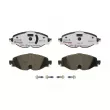 Jeu de 4 plaquettes de frein avant BREMBO P 85 147X - Visuel 1