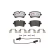 Jeu de 4 plaquettes de frein arrière BREMBO P 85 150X - Visuel 1