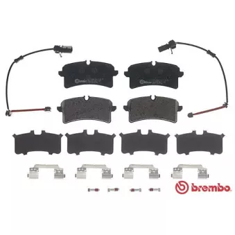 Jeu de 4 plaquettes de frein arrière BREMBO P 85 151