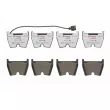 Jeu de 4 plaquettes de frein avant BREMBO P 85 152X - Visuel 1