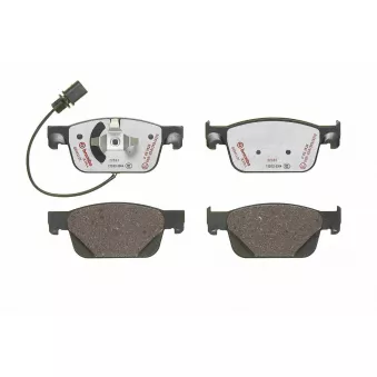 Jeu de 4 plaquettes de frein avant BREMBO P 85 153X