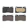 Jeu de 4 plaquettes de frein avant BREMBO P 85 159 - Visuel 1
