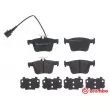 Jeu de 4 plaquettes de frein arrière BREMBO P 85 162 - Visuel 1