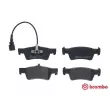 Jeu de 4 plaquettes de frein arrière BREMBO P 85 163 - Visuel 1