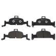 Jeu de 4 plaquettes de frein avant BREMBO P 85 164 - Visuel 1