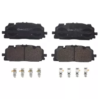 Jeu de 4 plaquettes de frein avant BREMBO P 85 165