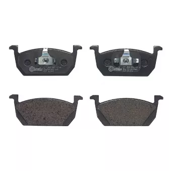 Jeu de 4 plaquettes de frein avant BREMBO P 85 167