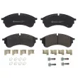 Jeu de 4 plaquettes de frein avant BREMBO P 85 168 - Visuel 1