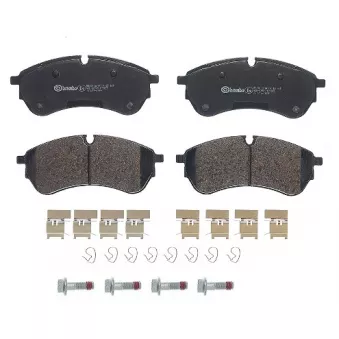 Jeu de 4 plaquettes de frein avant BREMBO P 85 169