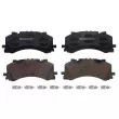 Jeu de 4 plaquettes de frein avant BREMBO P 85 170 - Visuel 1