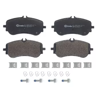 Jeu de 4 plaquettes de frein arrière BREMBO P 85 172