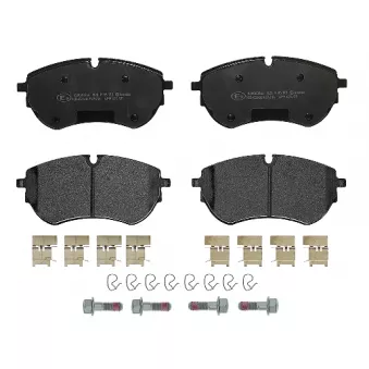 Jeu de 4 plaquettes de frein avant BREMBO P 85 173