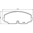 Jeu de 4 plaquettes de frein avant BREMBO P 85 176 - Visuel 2