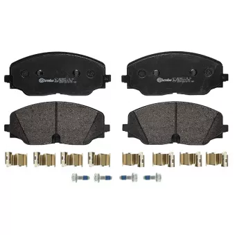 Jeu de 4 plaquettes de frein avant BREMBO P 85 176