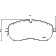 Jeu de 4 plaquettes de frein avant BREMBO P 85 179 - Visuel 2