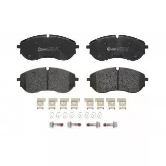 Jeu de 4 plaquettes de frein avant BREMBO P 85 179