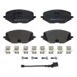 Jeu de 4 plaquettes de frein avant BREMBO P 85 182 - Visuel 1