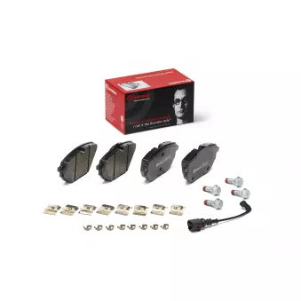 Jeu de 4 plaquettes de frein avant BREMBO P 85 187