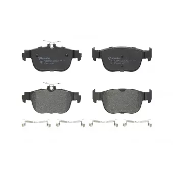 Jeu de 4 plaquettes de frein arrière BREMBO P 85 189