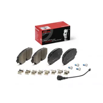 Jeu de 4 plaquettes de frein avant BREMBO P 85 193