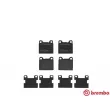 Jeu de 4 plaquettes de frein arrière BREMBO P 86 002 - Visuel 1