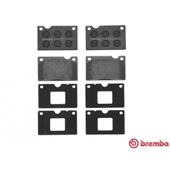 Jeu de 4 plaquettes de frein avant BREMBO P 86 003