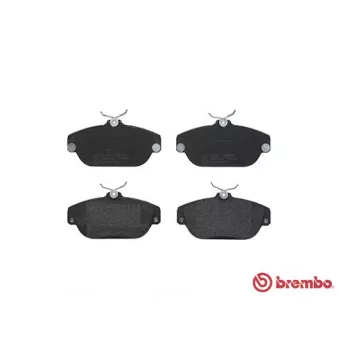 Jeu de 4 plaquettes de frein avant BREMBO P 86 007