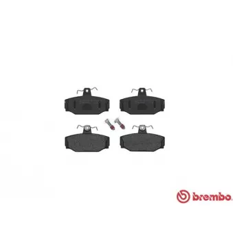 Jeu de 4 plaquettes de frein arrière BREMBO P 86 009
