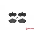 Jeu de 4 plaquettes de frein avant BREMBO P 86 010 - Visuel 1