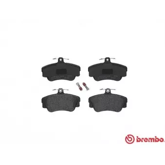 Jeu de 4 plaquettes de frein avant BREMBO P 86 010