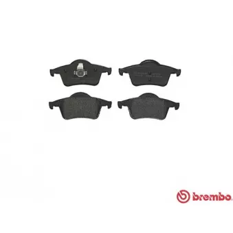 Jeu de 4 plaquettes de frein arrière BREMBO P 86 014