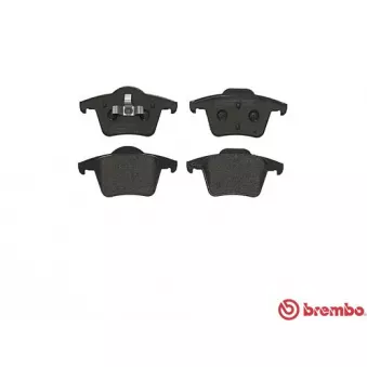 Jeu de 4 plaquettes de frein arrière BREMBO P 86 019