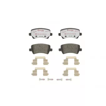 Jeu de 4 plaquettes de frein arrière BREMBO P 86 021X