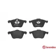 Jeu de 4 plaquettes de frein avant BREMBO P 86 022 - Visuel 1