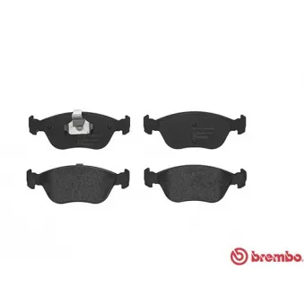 Jeu de 4 plaquettes de frein avant BREMBO P 86 024